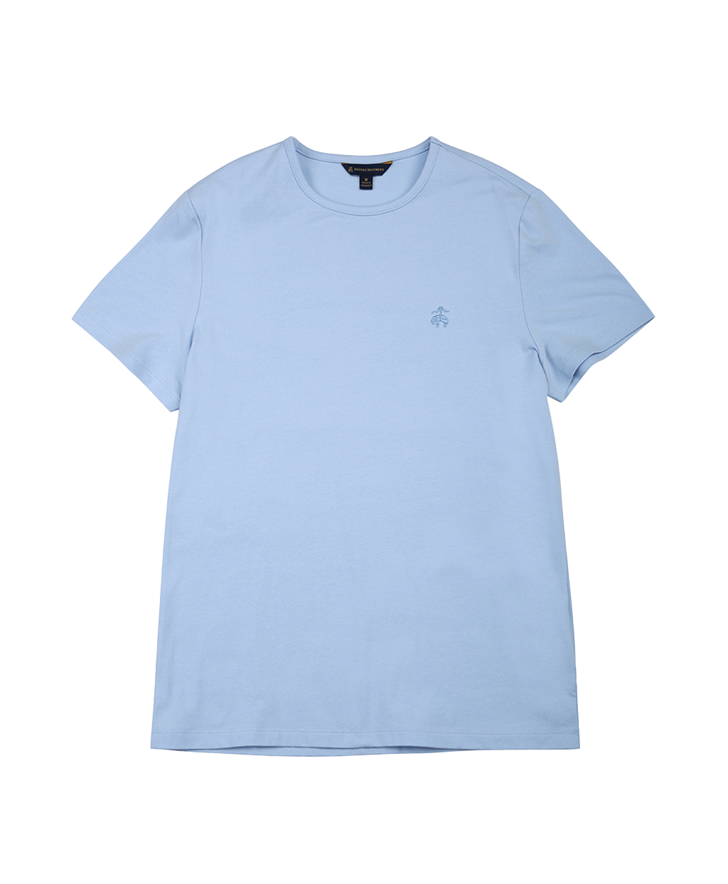 코튼 크루넥 로고 티셔츠 (라이트 블루)